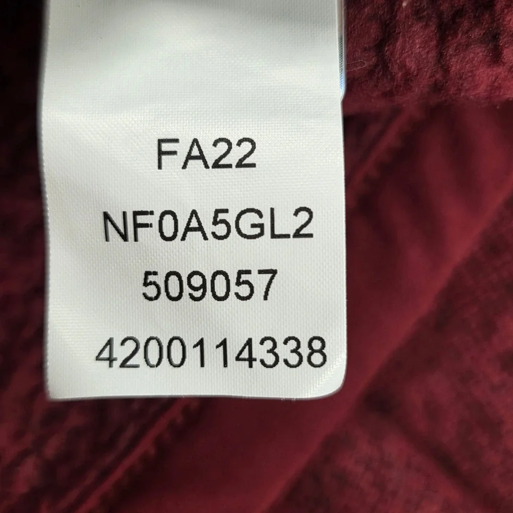 The North Face Gordon‎ Lyons 1/4 Zip Fleece Pullover Burgundy Heather Mens XXL